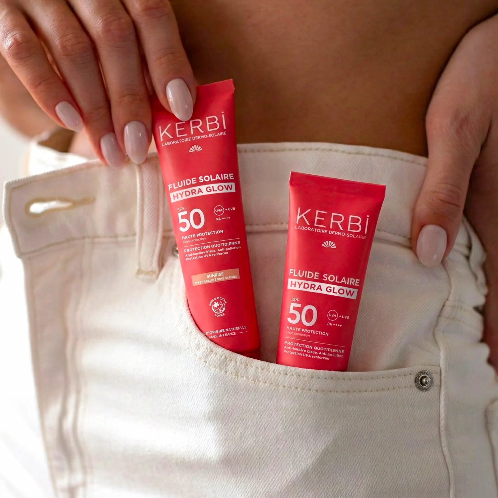 KERBI - Fluide Solaire Visage Hydra Glow SPF 50 - Image 6