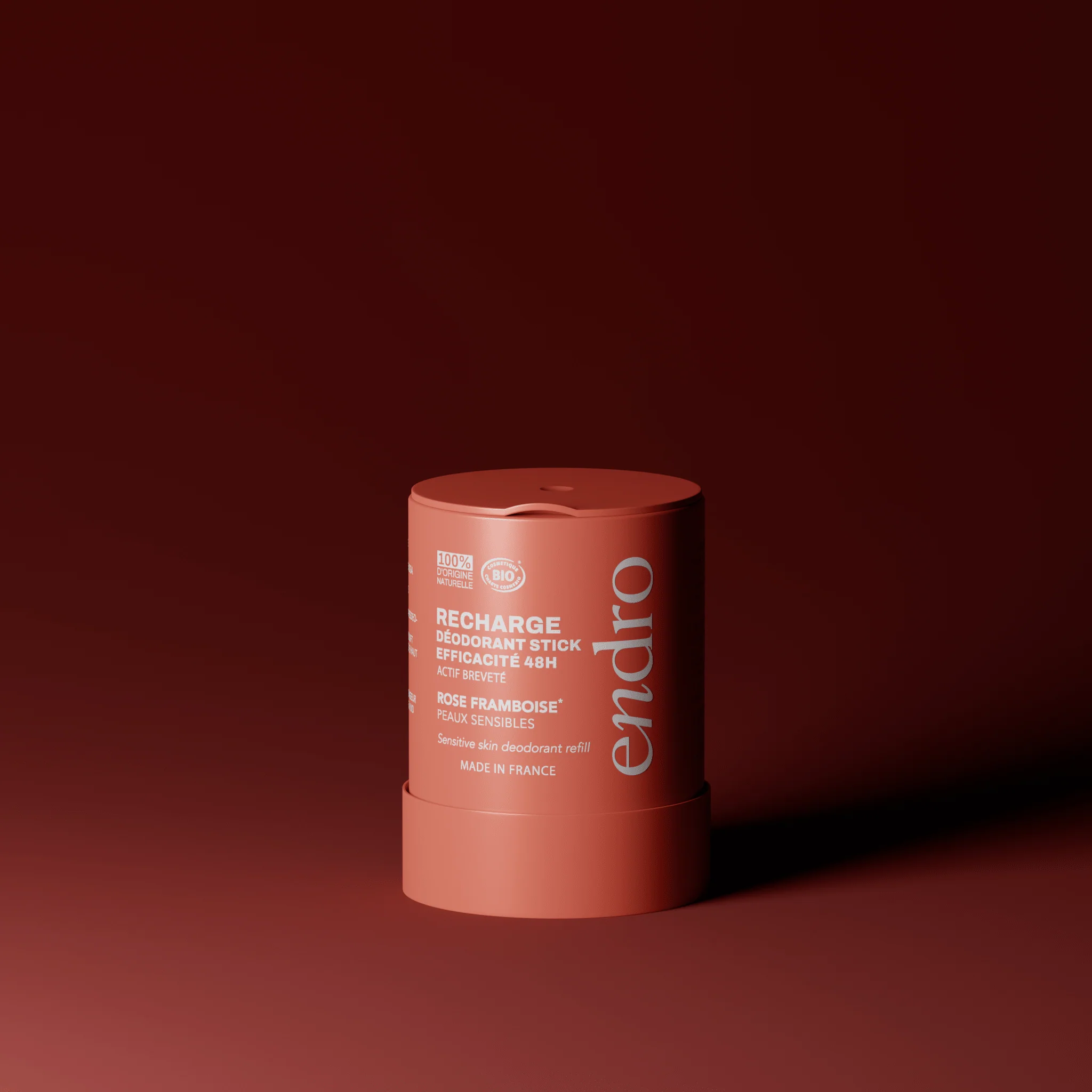 Recharge déodorant stick 48H - Parfum rose-framboise - Image 4